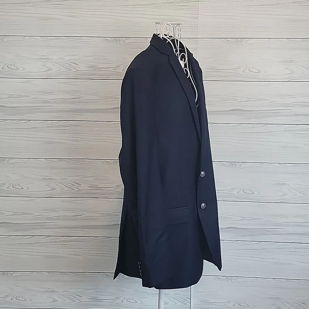 Joseph Abboud navy single breasted sport coat Men's 46 X-Long